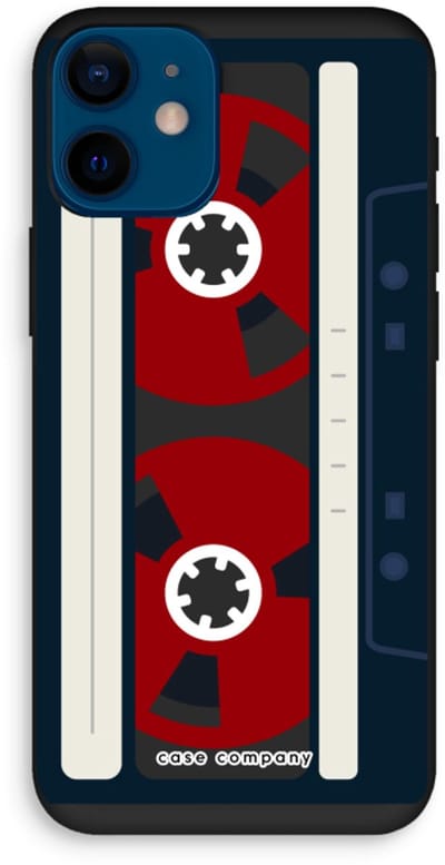 Case Company® - Hoesje geschikt voor iPhone 12 mini hoesje - Here's your tape - Biologisch Afbreekbaar Telefoonhoesje - Bescherming alle Kanten en Schermrand