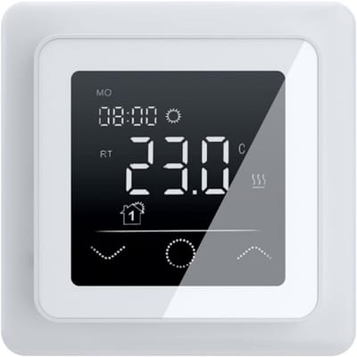 Digitale Touchscreen Thermostaat voor Elektrische Vloerverwarming - Programmeerbaar en Energiezuinig
