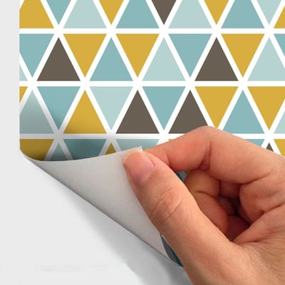 Behang-effect sticker - OSLO - 30x30cm