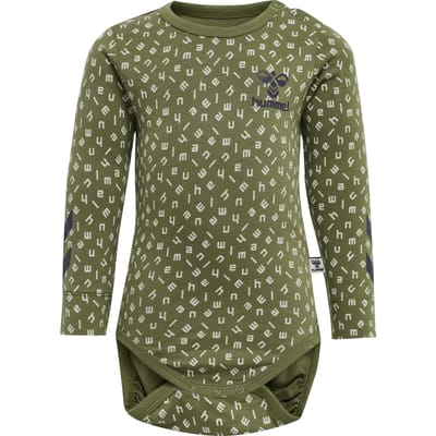Lange mouwen body voor babyjongen Hummel Connor