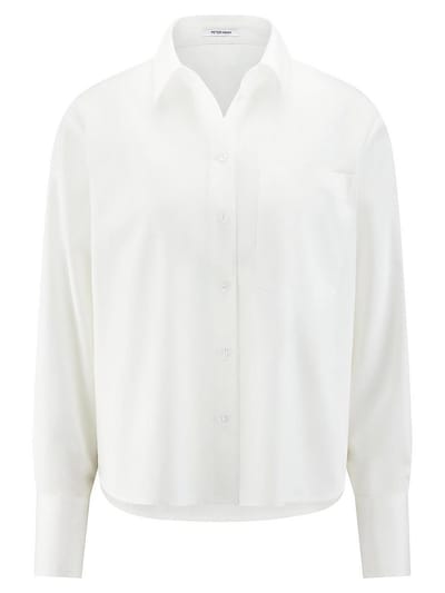 Blouse Van Peter Hahn wit
