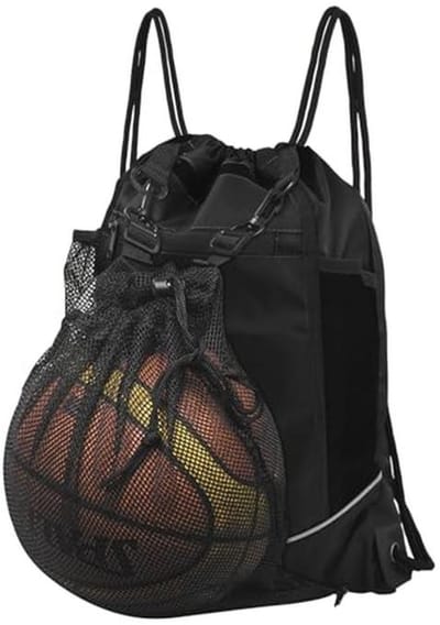 Sportrugzak met Nettas voor Voetbal en Basketbal - Ideaal voor Kinderen en Volwassenen
