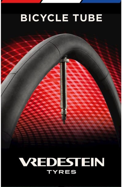 Vredestein Racefiets binnenband INNER TUBE BUTYL 18/28-622/630 60MM PRESTA Zwart -700x20C/700x28C
