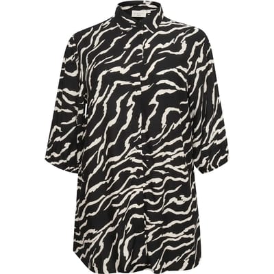 Kaffe Curve KCsonna Shirt Dames Blouse - Maat 44