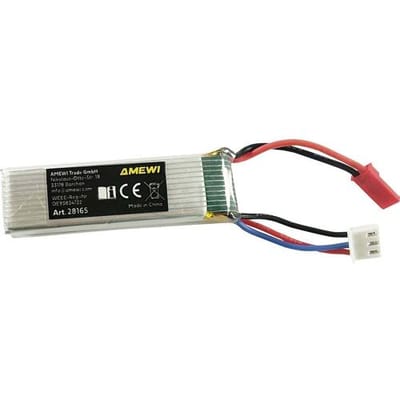 Amewi LiPo accupack 7.4 V 600 mAh Aantal cellen: 2 Softcase JST
