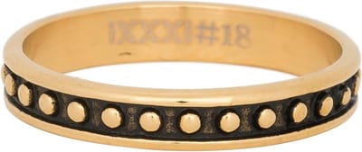iXXXi Vulring 4mm Ball bear ring Goudkleurig - maat 21