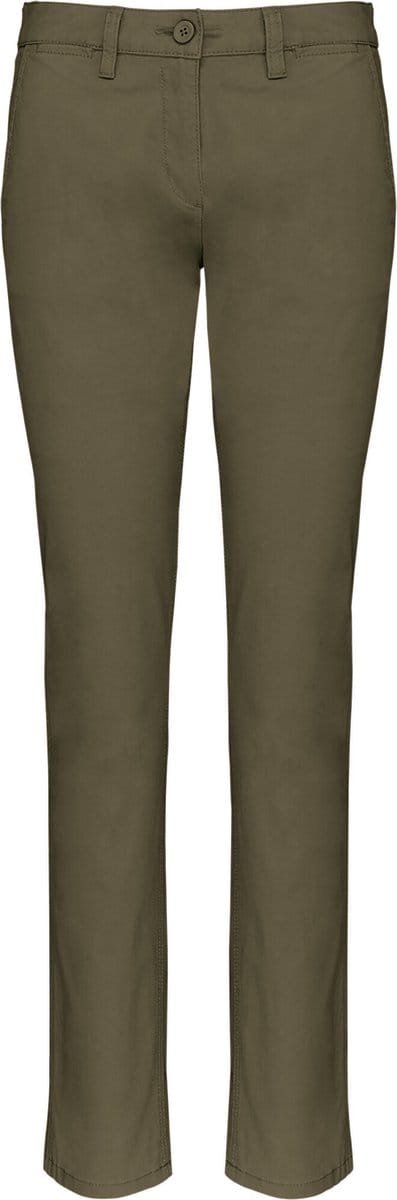 Kariban Dameschinobroek K741 - Light khaki - 46 NL (48 FR)