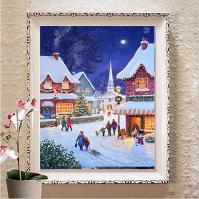 Evershine 5D DIY Diamond schilderij sneeuwpop Strass Art Diamond borduurwerk kruissteek Home Decor cadeau Full Square 20X30CM
