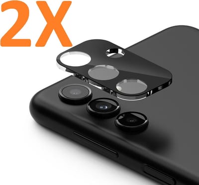 Camera Lens Glass Protector - beschermer Geschikt voor: Samsung Galaxy A13 5G A136 - Zwart  - 2x