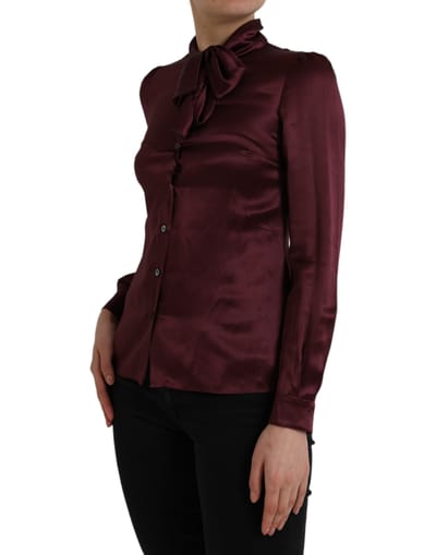 Zijde Vlinderdas Blouse