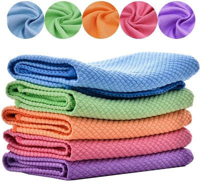 Reinigingsdoeken YUTOU Easy Clean Doek Pluisvrije Visschaal Microvezel Doeken Herbruikbare Microfiber Reinigingsdoeken Gemakkelijk schoon Nanoscale Doek voor Thuis Keuken Reiniging