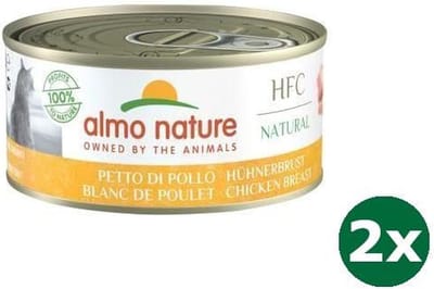 Almo nature cat kippenborst kattenvoer 48x 24x70 gr
