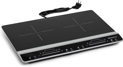 Draagbare Dubbele Inductiekookplaat - 2 Zones, 3100W, Touch Bediening, Timer & Kinderslot