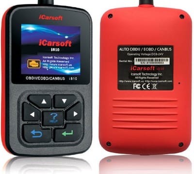 Diagnostisch Apparaat - OBD2 Scanner - Motor Diagnose - Kleuren LCD Scherm - 23.5 cm Lengte - Zwart