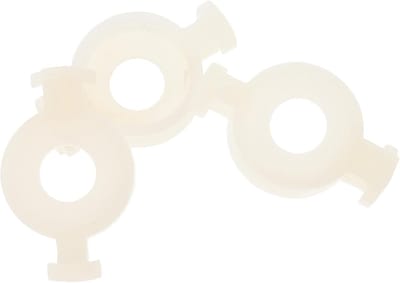 Trompet Veerplaten - Klep Pads - Muziek Instrument Reparatie - Kunststof Materiaal - 1.8 x 1 cm - Wit