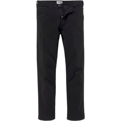 Wrangler Heren Jeans Broeken TEXAS regular/straight Fit Zwart 30W / 30L Volwassenen