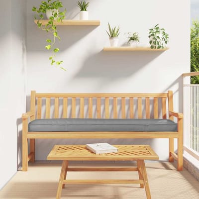 vidaXL - Pallet - Kussen - Set - 2 - st - Oxford - Stof - Grijs - 200 - x - 40 - x - 8 - cm