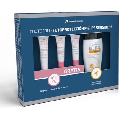 Heliocare 360° Fotobescherming Voor Gevoelige Huid Case 4 St 4 pz