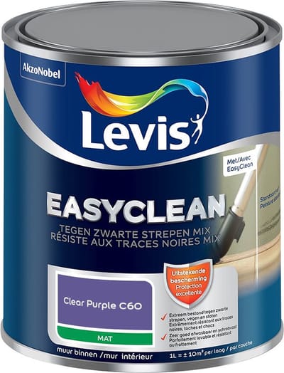Levis - Easyclean Tegen Zwarte Strepen Mix - Clear Purple C60 - Mengverf - 1 L