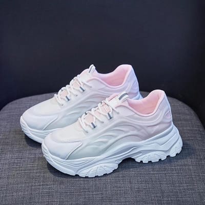 Sneakers voor Dames Nieuwe Mode Leuke Witte Schoenen Dames Casual Sport Hardloopschoen Ademend Lente Sneaker Tennis Vrouwelijk 35 white