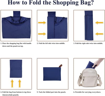 Boodschappentassen, Grote Shopper Bag Lichtgewicht Zak Wasbare Handtas, Draagbare Tas voor Dagelijks Gebruik Boodschappen Reizen, 53 x 66 cm