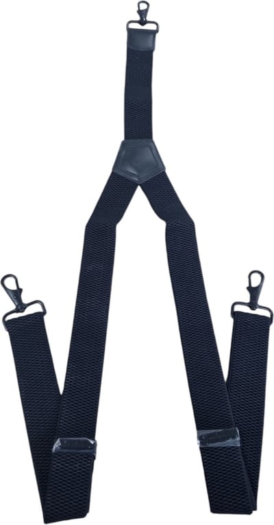 Bretels zwart- bretels heren volwassenen - bretellen voor mannen - 3 clips