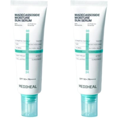 Mediheal Madecassoside Vocht Zonne Serum 50ml × 2 SPF50+ Littekenherstel & Hydraterend Zonnebrandcrème