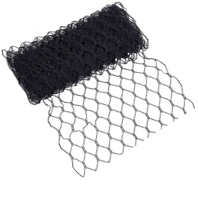 Dailygoods- Sluier 3,65 m - Hoofdband - Bruid - Decoratie - Nylon - Ruitvormige gaasstructuur - Verstelbaar - Hoofdtooi