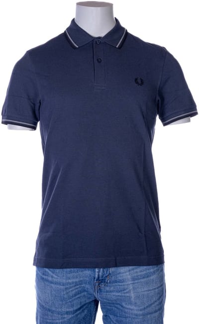 Fred Perry Twin tipped fred perry shirt - dark airforce stockport blue black