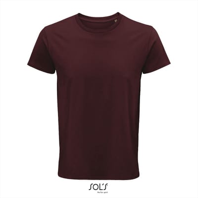 SOL'S - Crusader T-shirt - Bordeauxrood - 100% Biologisch katoen - XS