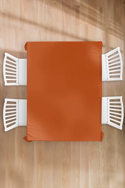 Tafelkleed - Tafellaken - 130x170 cm - Terracotta - Bruin - Palet - Effen - Kleuren - Kleur - Binnen en Buiten