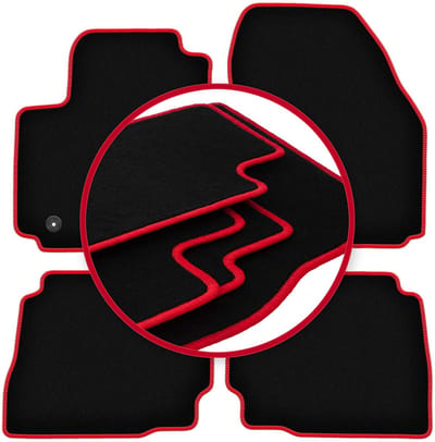 CARLUX-RED automatten voor: Ford Mondeo MK4 liftback, sedan, stationwagen (2007-2012)