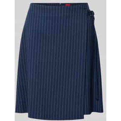 Licht uitlopende minirok in wikkellook model 'RABISU'