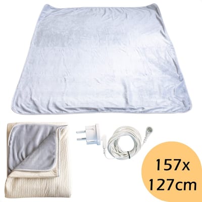 Earthle Earthing Deken - Aardingsdeken - Aarden - Aarding - Earthing Blanket - Grounding - Bio Katoen (157x127cm)