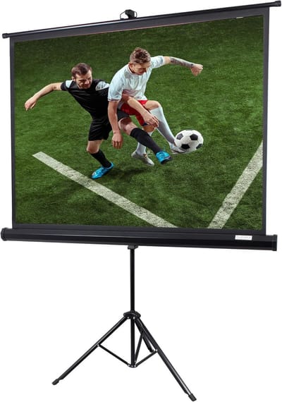 Tripod Projectiescherm 60 Inch - Eenvoudig Te Gebruiken Met Hoogteverstelling