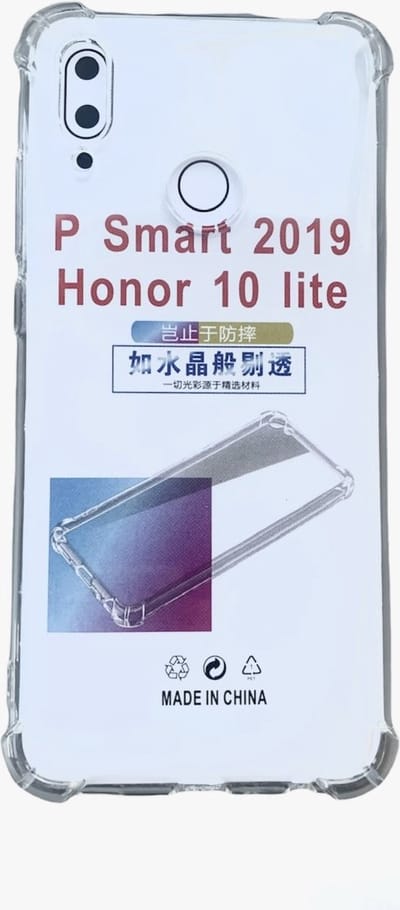Hoesje Geschikt voor Huawei P smart 2019 Anti Shock silicone back cover/Transparant hoesje