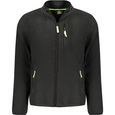 Noorwegen 1963 Zwarte Polyester Heren Sweatshirt