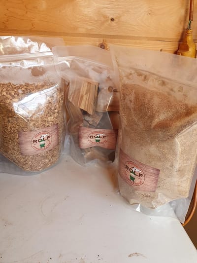 Assortiment appel rookhout / snippers / rookmot
