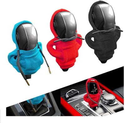 JHUBERS- Versnellingspook Hoes - Pookknop - Versnellingspook Knop - Auto-Schakelaccessoires - Stofbescherming - 3 Stuks, Nederlands Fluweel - Pookhoes