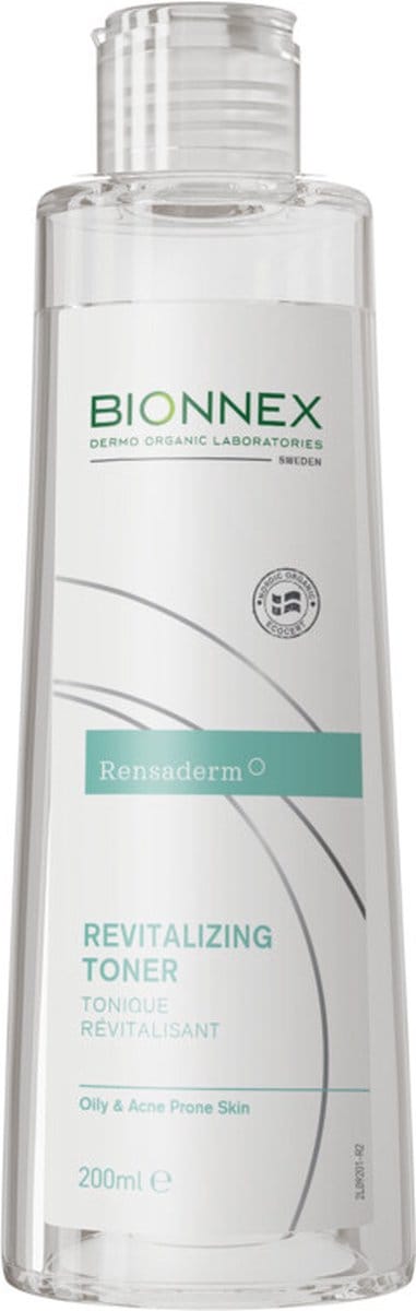 Bionnex Rendaderm Revitaliserende Toner Voor Vettige en Acnegevoelige Huid - 200 ml