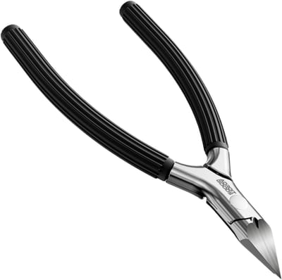 AdroitGoods 16° Rechte Precisie Nagelknippe - Professionele Nagelverzorging - Nagelknipper - Zwart