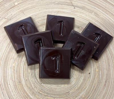 Callebaut - Chocolade cijfer 1 - Verjaardag - Smaak Puur