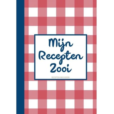 Verjaardagscadeau - Recepten Invulboek - Receptenboek - "mijn Recepten Zooi" - Boek Cadeau