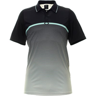 Oakley Zwart Gestreept Ellipse Golf Poloshirt - Heren
