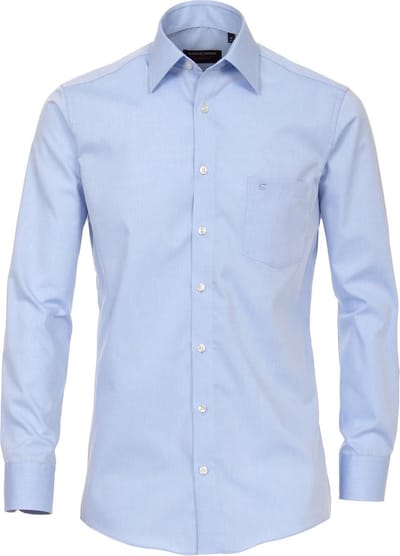 CASA MODA comfort fit overhemd - lichtblauw - Strijkvrij - Boordmaat: 53 (EU maat: 6XL)