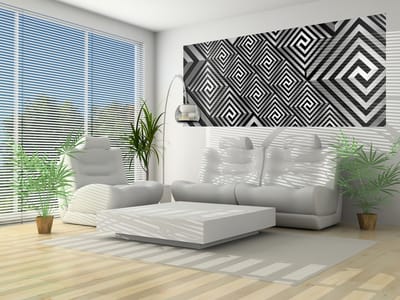 Modern Abstract Pattern Photo Wallcovering