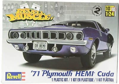Revell Modelbouwpakket Auto - 12943 1971 Plymouth Hemi Cuda 426 Plastic - 1:24 - Modelbouw