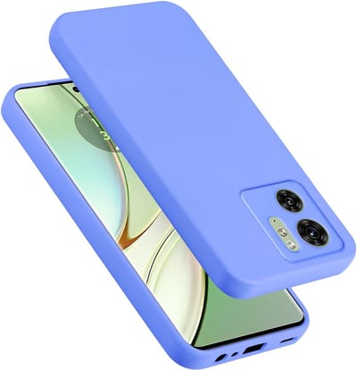 Cadorabo Hoesje geschikt voor Motorola Edge 40 in LIQUID LICHT PAARS - Beschermhoes gemaakt van flexibel TPU silicone Case Cover