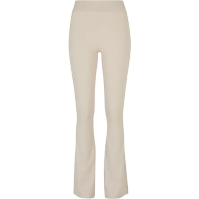 Urban Classics - Recycled High Waist Flared Legging - 5XL - Gebroken wit