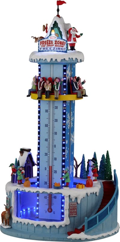 Lemax - 'Santa's Freeze Zone' - Verlichte Attractie met animatie, muziek - Inclusief adapter